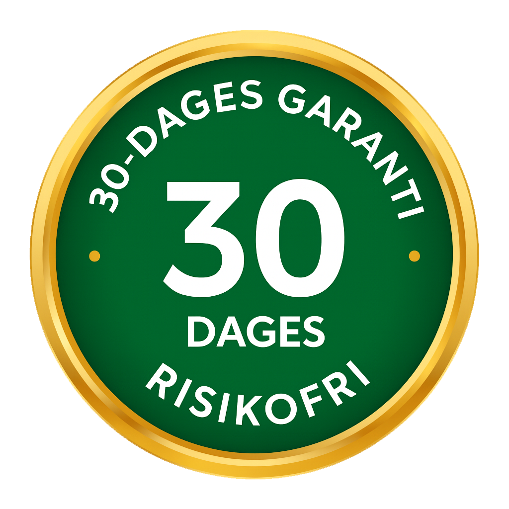 30-dages tilfredshedsgaranti for TestoLink™